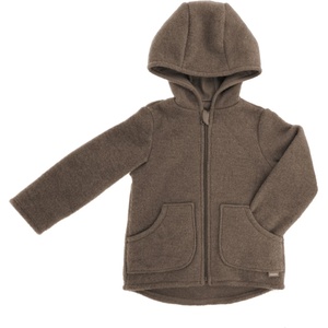 maximo Детско вълнено яке maximo Kid's Jersey Fleece Jacke m. Kapuze Casual jacket - Brown Melange - размер 86/92 (EU) (703-7989-0112)