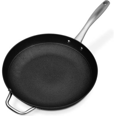 Gsw, robustní pánev, průměr až 32 cm, litina/litý hliník, vhodná pro indukční sporáky, s nepřilnavým povrchem