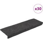 vidaXL Изтривалки за стълби, самозалепващи се, 30 бр. , 65x21x4 см, антрацит, правоъгълен ръб (3365699)