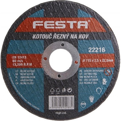 Festa Kotúč rezný 115 × 2,5 × 22,2 mm 122216