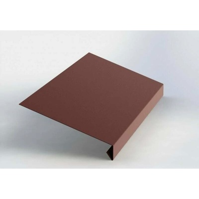 Okapnice klasik r.š.333mm Al hliníkový plech 0.6mm lakovaný RAL 8017 hnědá čoko dl.2m