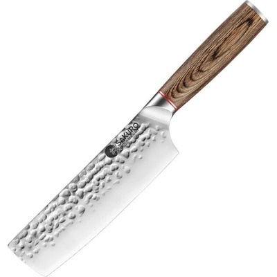 Nakiri nůž z německé oceli SaKuRo Pakka-B 16 cm
