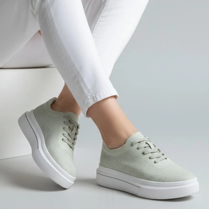 Обувки естествена кожа W595029 Green