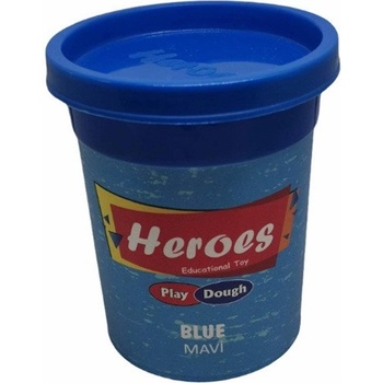 Heroes Натурален моделин в кутийка Heroes Play Dough - Син (ERN-543)