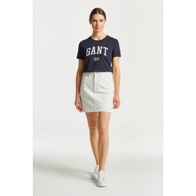 Gant White Denim Skirt biela