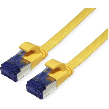 Roline VALUE 21.99. 2134 : : Кабел FTP Cat. 6a (Class EA), extra-flat, жълт, 1.5 м (21.99.2134)
