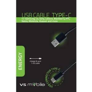 Meliconi Кабел Meliconi USB-A към USB-C, 1 m (30144)