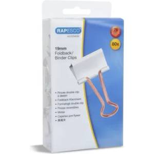 Rapesco Щипка за подвързия, 19 мм, rapesco, бяла 1508 (1508)