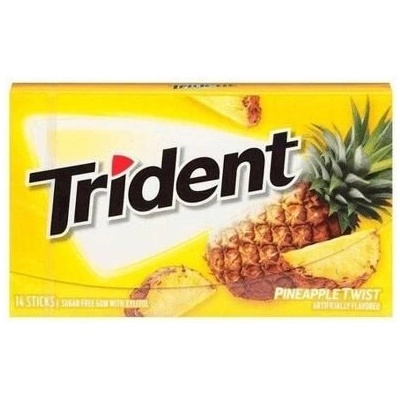 Trident ananászos ízű rágógumi 31 g