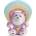 Chicco Музикален прожектор Chicco - Мече с дъга, розов (T0314)