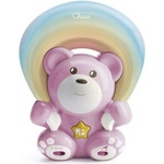 Chicco Музикален прожектор Chicco - Мече с дъга, розов (T0314) - baby