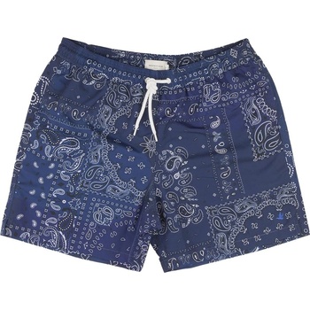 Brooksfield Paisley Print Swim Shorts - Blue - S Шарени бански бермуди Шорти и бански костюми