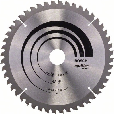 Bosch Optiline Wood, 216 mm, 48 zubov, b1 2,0 mm