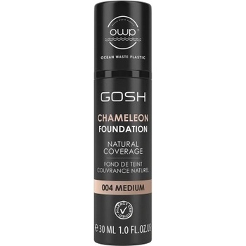 Gosh Copenhagen Chameleon Foundation lehký tónující make-up 004 medium 30 ml