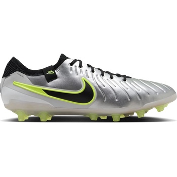 Nike Футболни бутонки Nike Tiempo Legend 10 Elite Adults Artificial Ground Football Boots - Silver/Volt