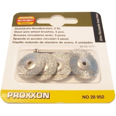 Oceľové kefky Proxxon 28952