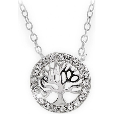 JSB Stříbrný se Swarovski elements strom života krystal 14660