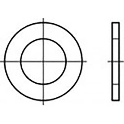podložka 2.7 mm 5 mm ocel 5000 ks TOOLCRAFT TO-6854625