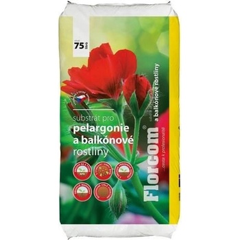 FLORCOM Substrát pre pelargonie a balkónové kvety 20 l