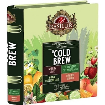 Basilur Cold Brew Book Assorted 32 x 2 g