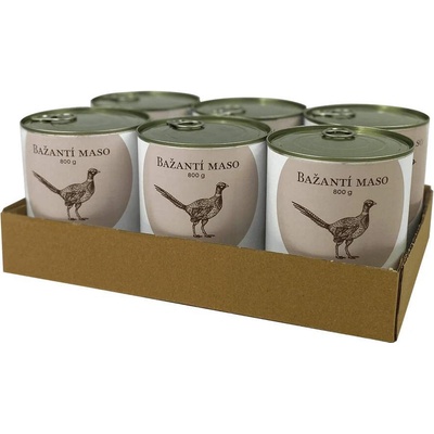 Bohemia Pet Food Bažantej mäso vo vlastnej šťave 6 x 800 g