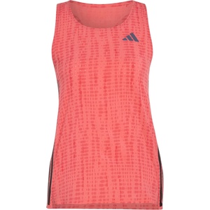 adidas Дамски топ adidas Women's Adizero Running Singlet Top - Semi Turbo (916-7594-0113)