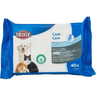 TRIXIE Универсални овлажнени кърпички за грижа, 40 бр. /опаковка