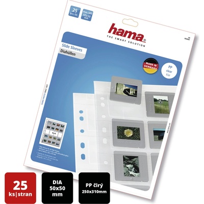 Hama Negative Sleeves 50x50mm 25ks 250x310mm PP čirý
