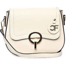 Carla Ferreri dámská kožená crossbody kabelka CF1777 Beige