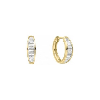 Diamonfire strieborné náušnice E6599