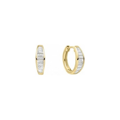 Diamonfire strieborné náušnice E6599