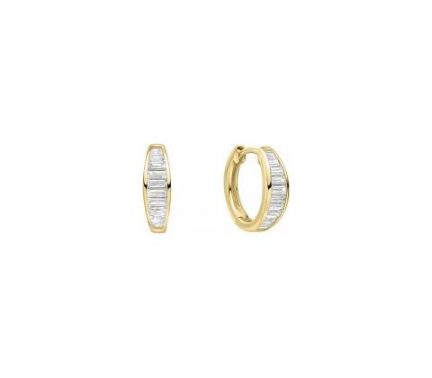 Diamonfire strieborné náušnice E6599