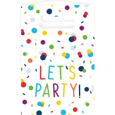 Amscan Amscan Dárková párty taška Let´s Party - Konfety 8 ks