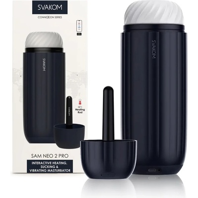 Интерактивен мастурбатор, засмукващ и вибриращ - Sam Neo 2 Pro (SVAKOM0212)