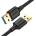 UGREEN US128 кабел за данни USB - USB, 200cm, ЧЕРЕН 10371 (10371)