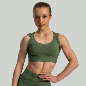GymBeam STRIX Спортен сутиен Lunar Cedar Green S