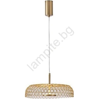 EUROLAMP Led Пендел led/10w/230v 3000k златист Ø 35 см (eu0267)