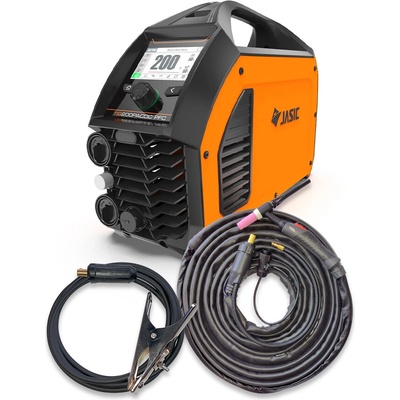 Jasic TIG 200 Pulse AC/DC PFC LCD s horákom TIG 17/8m + uzem.kábel E2S23