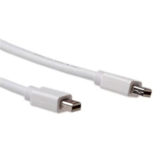 ACT AK3960 Кабел Mini DisplayPort от мъжки към мъжки 1, 5 м, бял (AK3960)