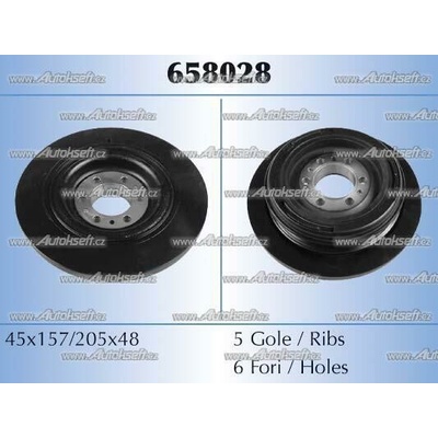 Starline řemenice klikové hřídele RS 658028
