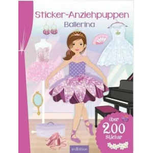 Sticker-Anziehpuppen Ballerina | Eva Schindler (ISBN: 9783845832029)