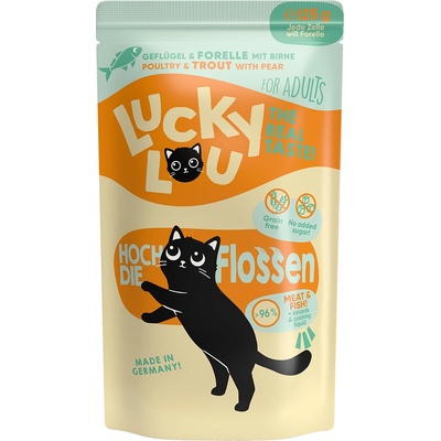 Lucky Lou Adult drůbeží a pstruh 16 x 125 g