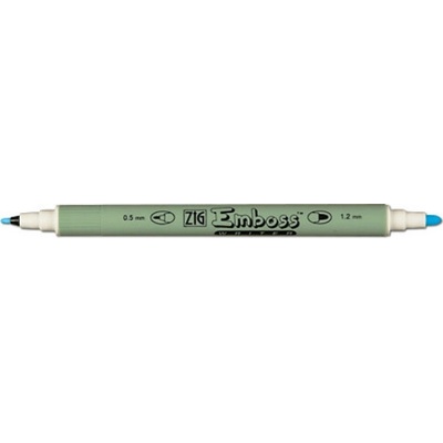 Kuretake Kaligrafický fix na embosování se dvěma hroty 0,5 mm a 1,2 mm