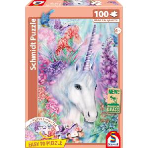 Schmidt Spiele Детски пъзел Schmidt от 100 части - Нежната красота на еднорога (56530) - baby