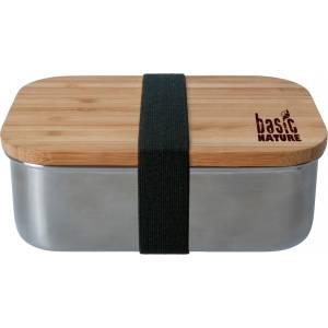 Origin Outdoors Контейнер за храна Origin Outdoors Lunchbox Bamboo - Stainless Steel - размер 0, 8 l (532-1580-0111)