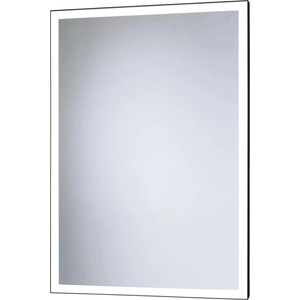 Dubiel Vitrum Dubiel Vitrum, правоъгълно огледало с обръщаемо лице, плътно черно, LED, 50x70 см (5905241007489)