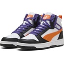 Puma Rebound V6 Mid Jr dětské kotníkové tenisky bílá