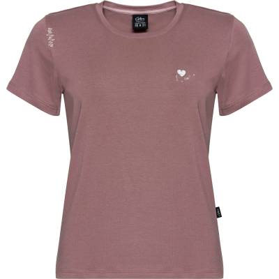 Chillaz Дамска тениска Chillaz Women's Iseo Heartbeat To Climb T-shirt - Wine - размер 34 (EU) (916-6248-0212)