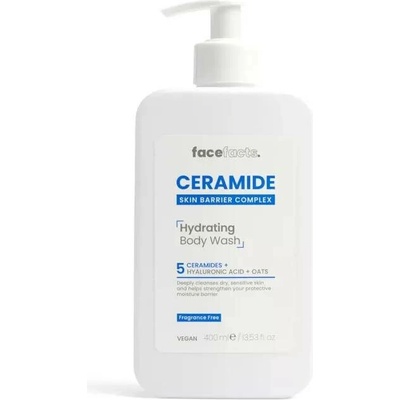 Face Facts vyživující hydratační sprchový gel s ceramidy, Ceramide - Hydrating Body Wash, 400 ml