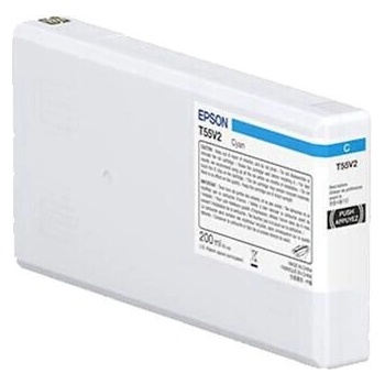 Epson C13T55W200 циан (cyan) оригинална касета (C13T55W200)